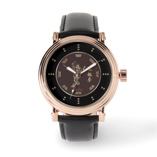 Reloj De Pulsera Gold Tai Chi Chuan Luxury (Anverso)