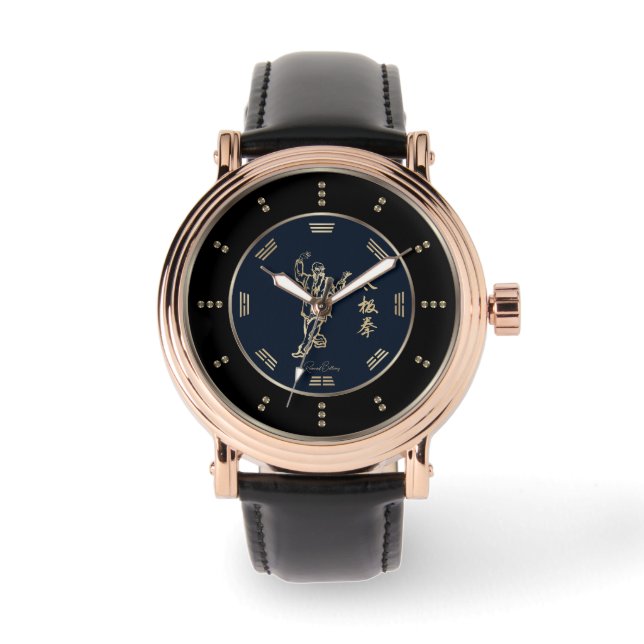 Reloj De Pulsera Gold Tai Chi Chuan Luxury (Anverso)