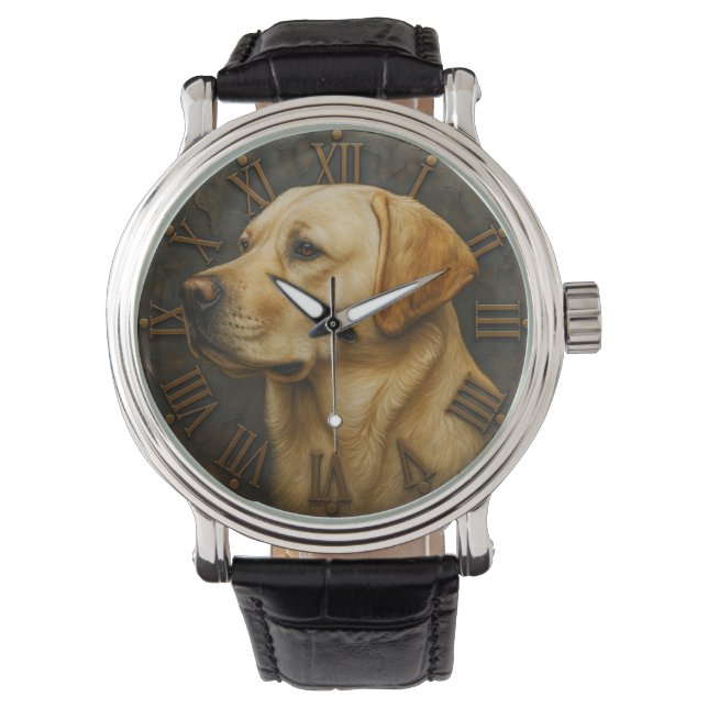 Reloj De Pulsera Golden Labrador Retriever Dog (Anverso)