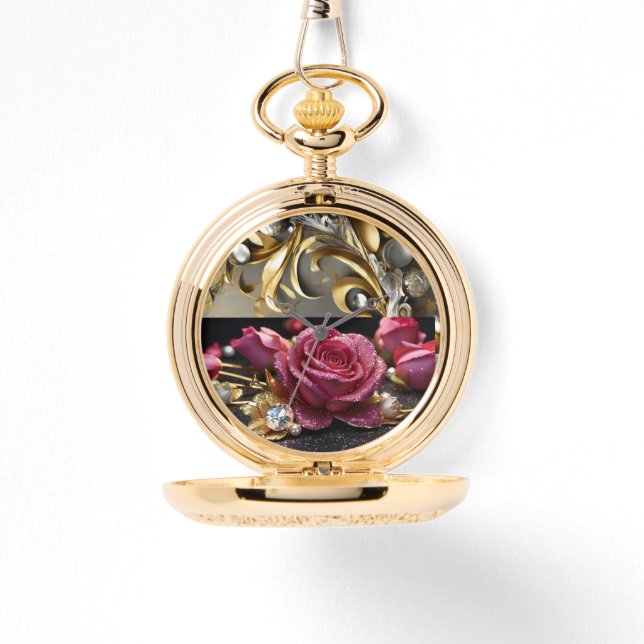 Reloj De Pulsera Golden Lotus (Anverso)