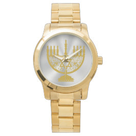 Reloj De Pulsera Golden Menorah