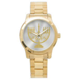 Reloj De Pulsera Golden Menorah