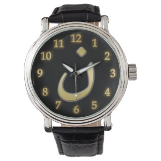 Reloj De Pulsera Golden N para Nazarine - sobre negro