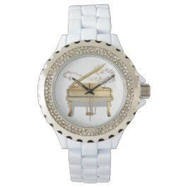 Reloj De Pulsera Golden Piano Watch