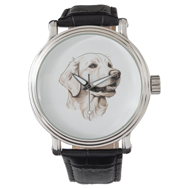 Reloj De Pulsera Golden Retriever 2 (Anverso)