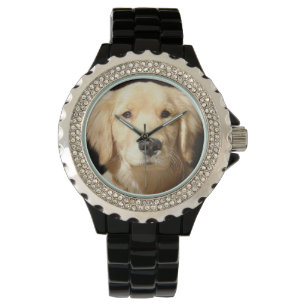 Reloj De Pulsera Golden Retriever Closeup
