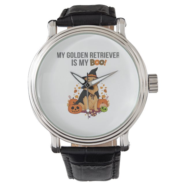 Reloj De Pulsera Golden Retriever Halloween Dog My Golden Retrieve (Anverso)