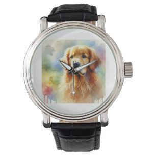 Reloj De Pulsera Golden Retriever in Harmony 010924AREF126 - Waterc