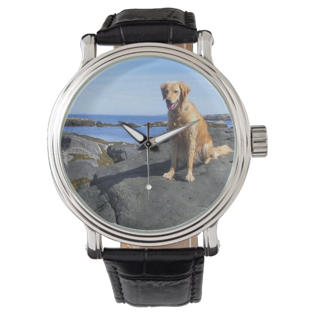 Reloj De Pulsera Golden Retriever Watch (Anverso)