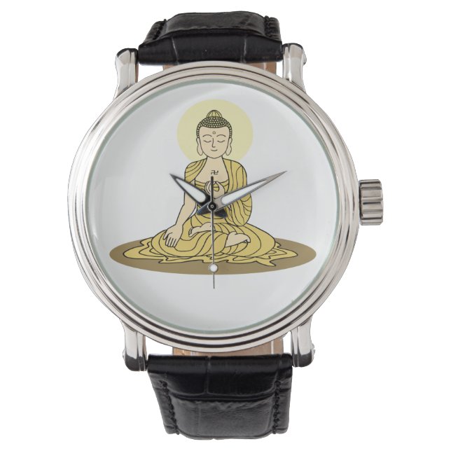 Reloj De Pulsera Golden Serenity Buddha Watch (Anverso)