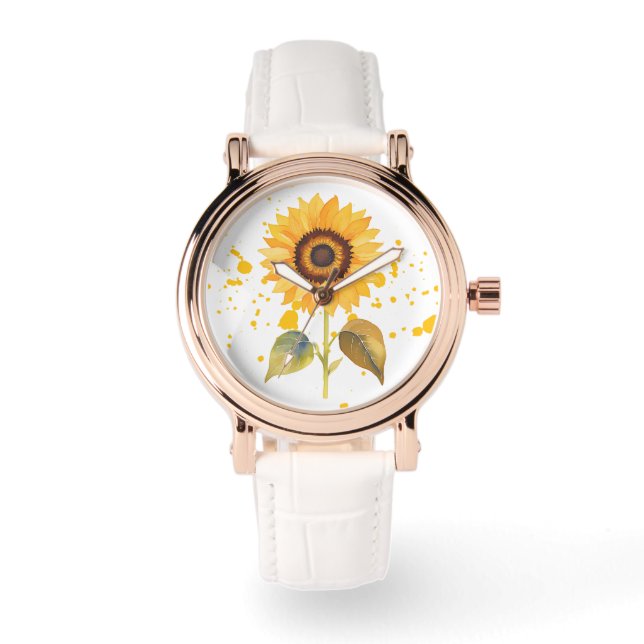 Reloj De Pulsera Golden Sunburst (Anverso)