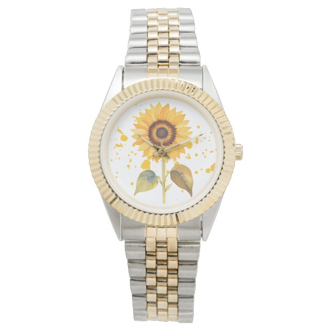 Reloj De Pulsera Golden Sunburst (Anverso)