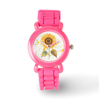 Reloj De Pulsera Golden Sunburst
