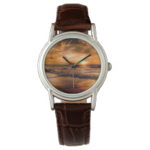 Golden Sunset Ladies Watch