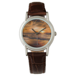 Reloj De Pulsera Golden Sunset Ladies Watch