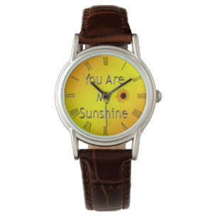 Reloj De Pulsera Golden You Are My Sunshine, Ladies Wriwatch