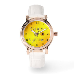 Reloj De Pulsera Golden You Are My Sunshine, Ladies Wriwatch