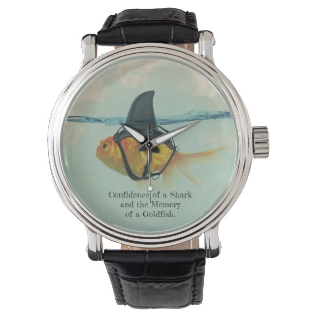 Reloj De Pulsera Goldfish with a Shark Fin (Anverso)