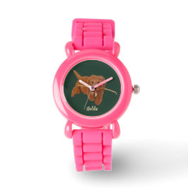 Reloj De Pulsera Goldie Golden Doodle Kids