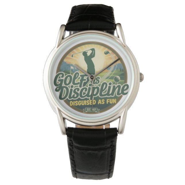 Reloj De Pulsera Golf Is Discipline Disguised as Fun (Anverso)