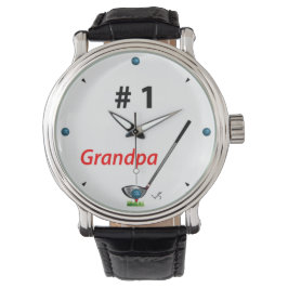 Reloj De Pulsera GOLF Número Uno GRANDPA, Guay Mens Watch