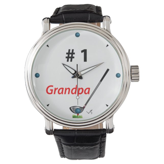 Reloj De Pulsera GOLF Número Uno GRANDPA, Guay Mens Watch (Anverso)