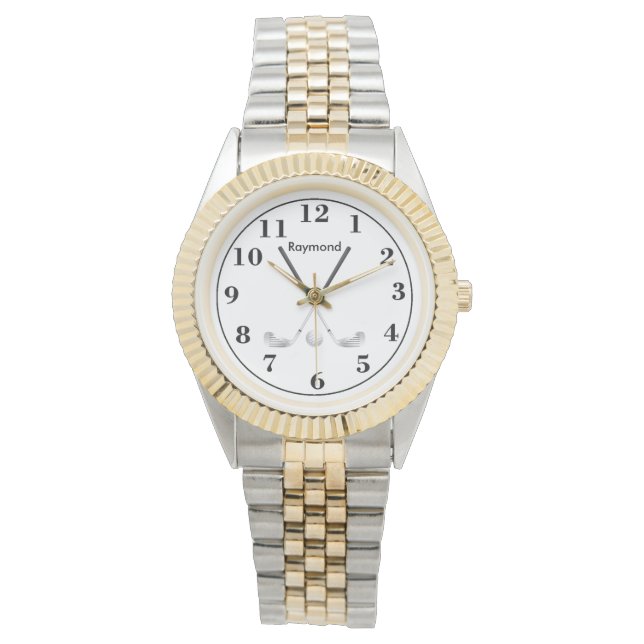 Reloj De Pulsera Golfistas (Anverso)