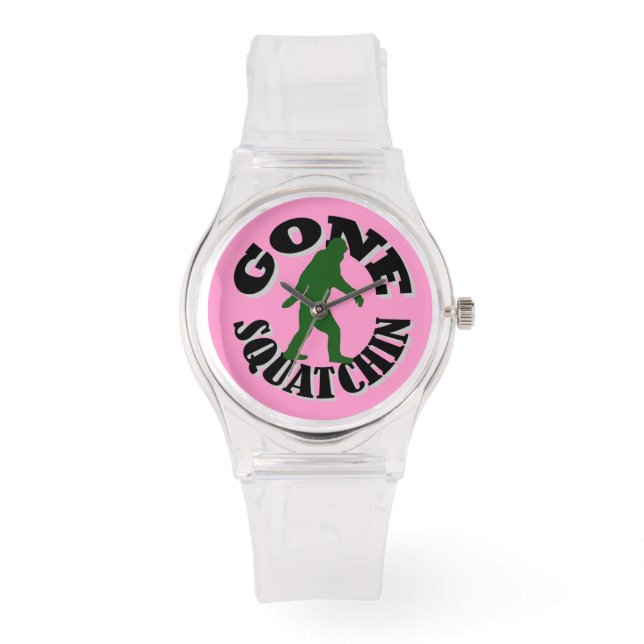 Reloj De Pulsera Gone Squatchin bigfoot (Anverso)