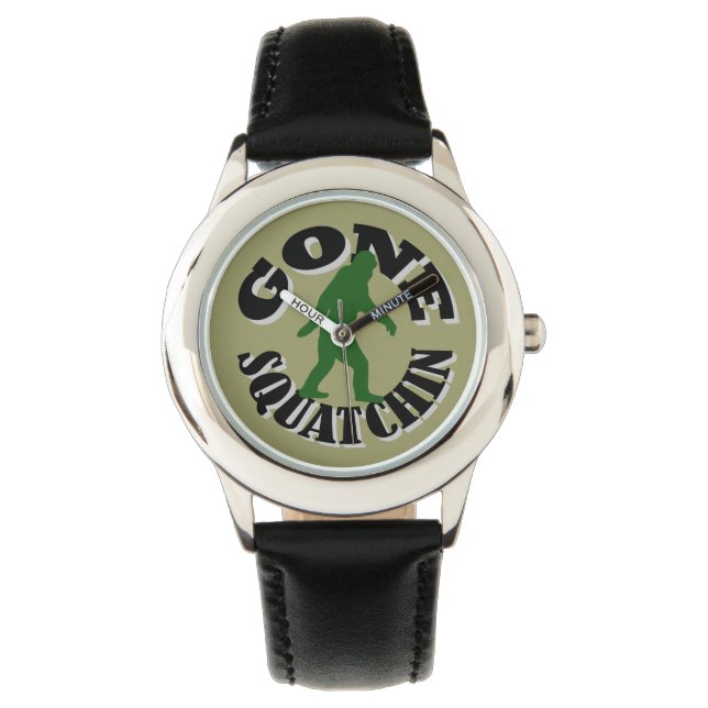 Reloj De Pulsera Gone Squatchin bigfoot (Anverso)