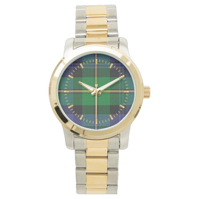 Reloj De Pulsera Gordon Clan Tartan Two-tone Watch (Anverso)