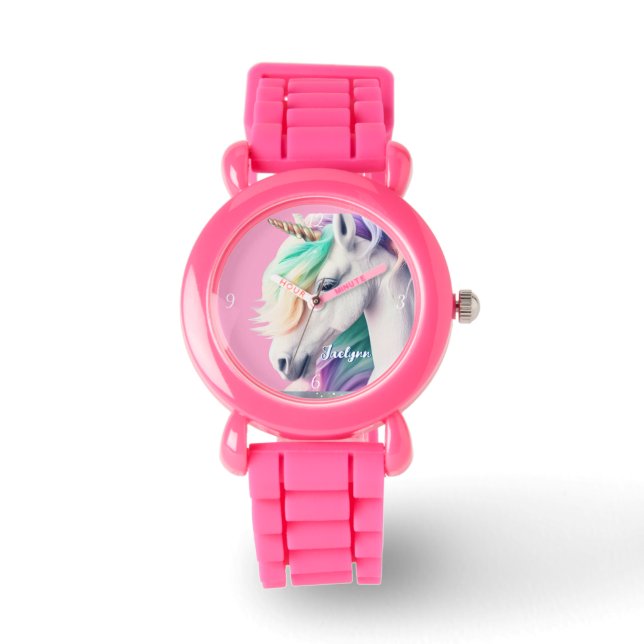 Reloj De Pulsera Gorge Rainbow Unicorn (Anverso)