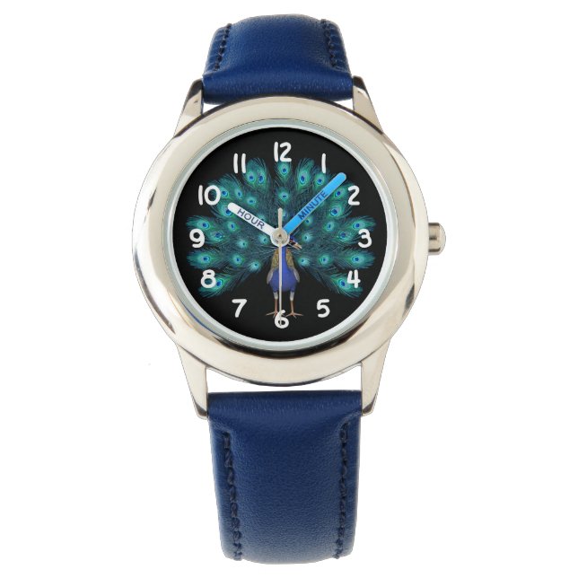 Reloj De Pulsera Gorgeous Peacock (Anverso)