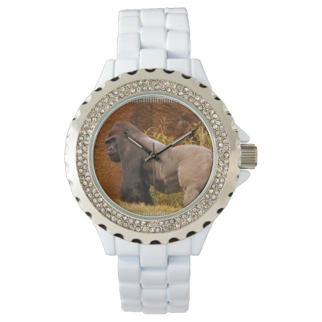 Reloj De Pulsera Gorila de Silverback (Anverso)