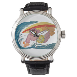 Reloj De Pulsera Gorila Surfista