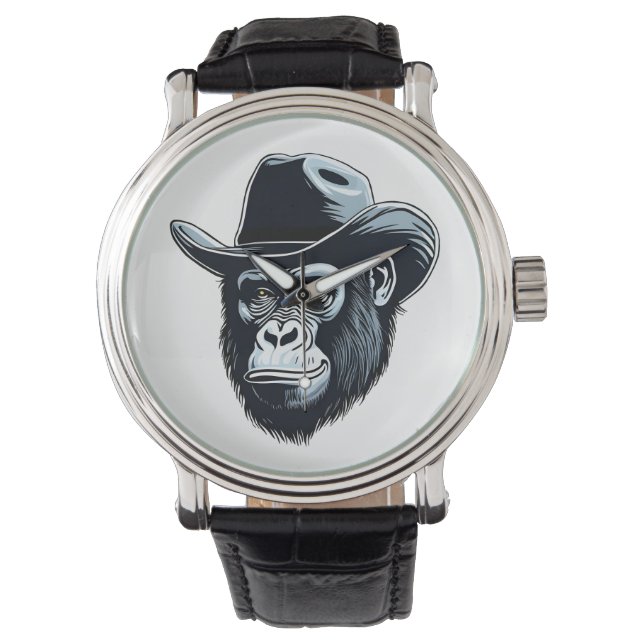 Reloj De Pulsera Gorilla Cowboy (Anverso)