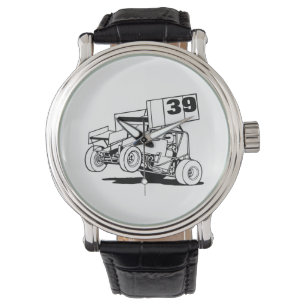 Reloj De Pulsera Gorra de Sprint Car personalizado, Personalizar