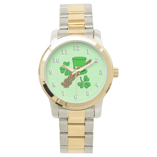 Reloj De Pulsera Gorra irlandés Green (Anverso)