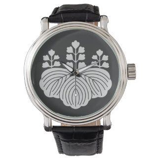 Reloj De Pulsera Goshichi no Kiri | KAMON [ Japanese Family Crest ]