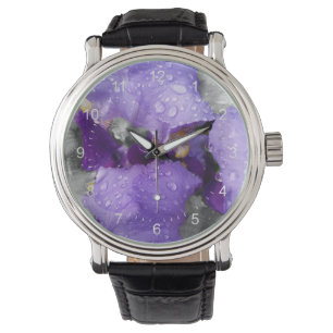 Reloj De Pulsera gotas de lluvia sobre el iris