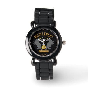 Reloj De Pulsera Grabador HUFFLEPUFF™ y gráfico del Orgullo de la C