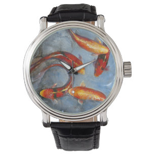 Reloj De Pulsera Graceful Koi I