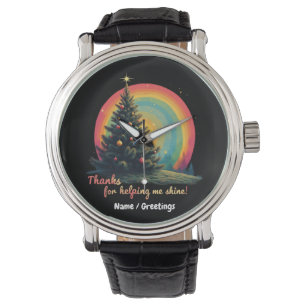 Reloj De Pulsera Gracias por ayudarme a brillar con sincero agradec