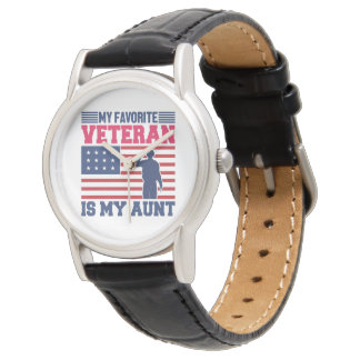 Reloj De Pulsera Gracias por su Servicio, Día de los Veteranos y 4