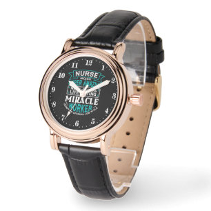 Reloj De Pulsera Gracioso arte de palabras de enfermera