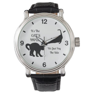 Reloj De Pulsera Gracioso Cat House Watch