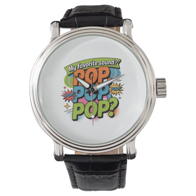 Reloj De Pulsera Gracioso Chiropractor Pop Sound Gift (Anverso)
