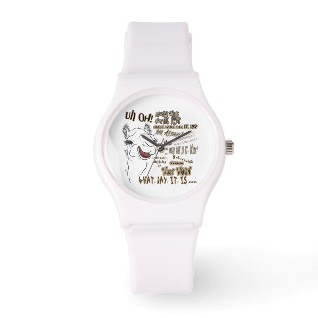 Reloj De Pulsera Gracioso Hump Day Camel Watch (Anverso)