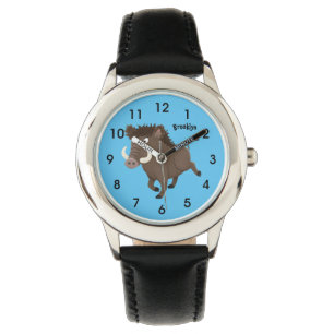 Reloj De Pulsera Gracioso ilustracion de personalizado de afeitar d
