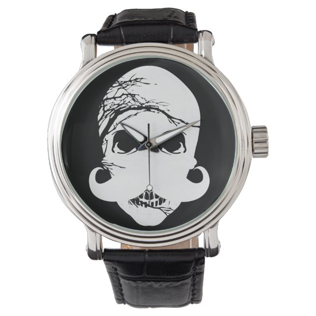 Reloj De Pulsera Gracioso Mustache 3 (Anverso)