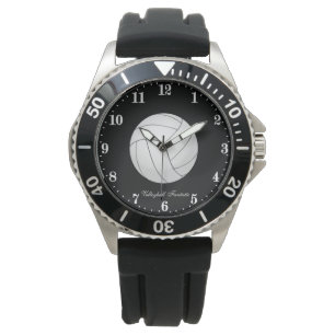 Reloj De Pulsera Gracioso personalizable fanático del voleibol